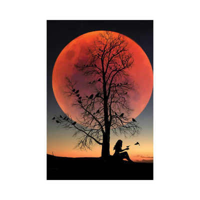 Tree Birds by Abdullah Evindar - Wrapped Canvas Print