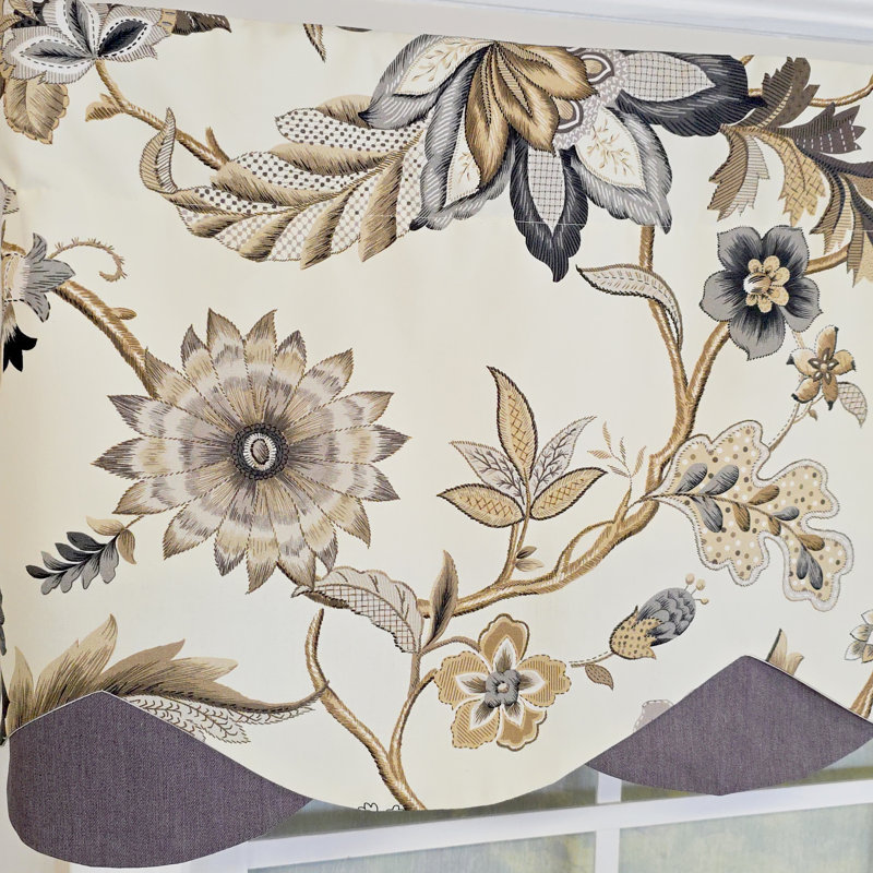 RLF Home Zanzibar Petticoat Valance, Gray