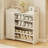 Foldable Multi-Tier Shoe Rack For Small Spaces – Bamboo Entryway Storage Shelf For Home/Apartment