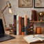 Serre-livres décoratifs en bois