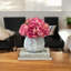Peony Arrangement in a Wavy Glass Pot