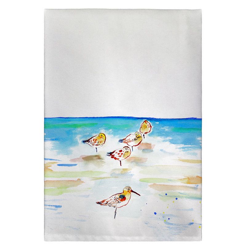 Serviette à main cinq sanderlings Scheffer
