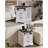 Farmhouse Nightstand set of 2, Bedside Table with Charging Station-1208019155-1235600463