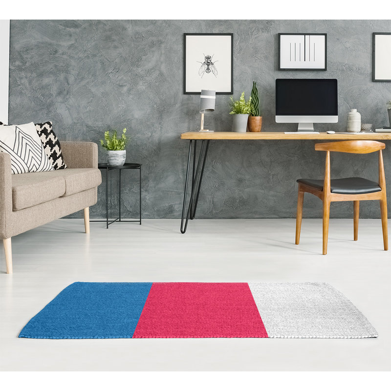 Tapis bleu/rouge, Rectangle 7 pi x 5 pi