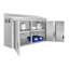 Armoire murale en acier inoxydable avec portes à charnières-109592103
