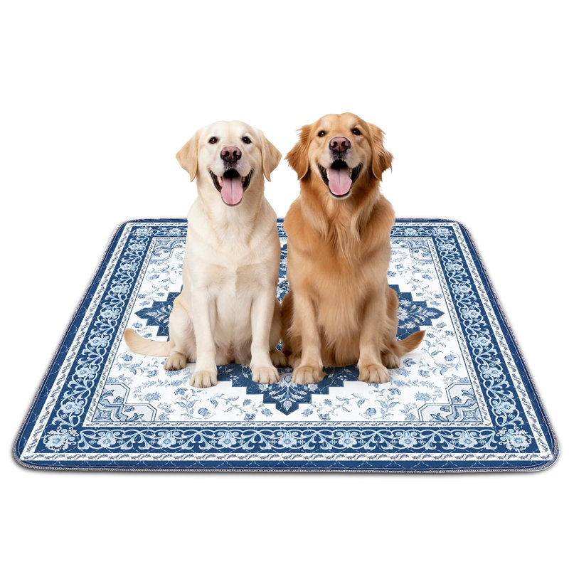2 Paquet de coussins de peluche lavables pour chiens, coussins réutilisables pour chiens de très grande taille, antidérapants et très absorbants