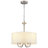 Cruce 4 - Light Drum Chandelier With Off-white Linen Fabric Shade, Dining Room Light Fixtures Over-table, Modern Farmhouse Chandeliers For Bedroom Foyer Living Room Entryway Kitchen, Drum-pendant-light-1814019372-1814309262