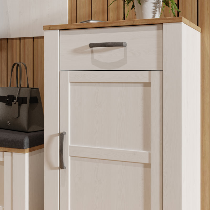 Abidan Shoe Storage Cabinet, White