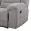 Ensemble de canapé inclinable 3 pièces en chenille gris