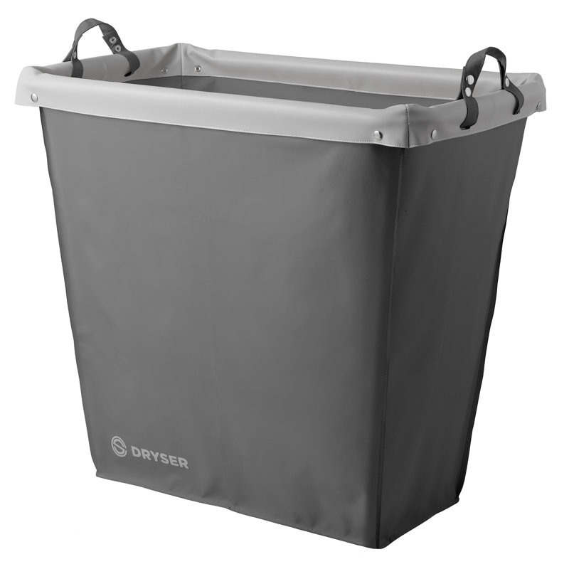 Canvas Laundry Hamper, Gray