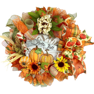 Handcrafted Faux 18'' Wreath