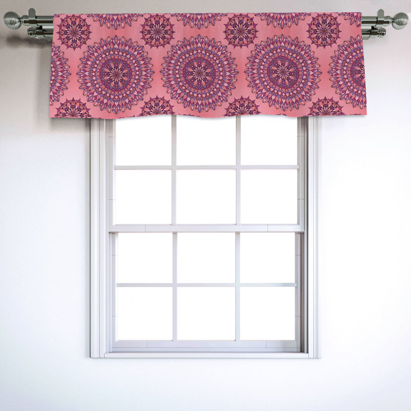 Sateen Ruffled Window Valance
