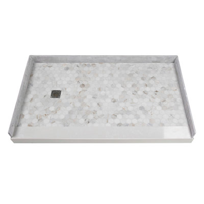 60'' W 36.25'' D Rectangular Single Shower Base