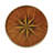 Compass Tray Top End Table