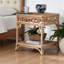 Table de bout en rotin Elodie