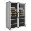 Goguette Dual Large Single Zone Wine Fridge with Presentation Upgrade – 200+ Bottle Capacity (Black)-1949154490