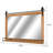 Van Nest Flat Mirror with Shelves