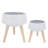 Includes plant rack flower pots