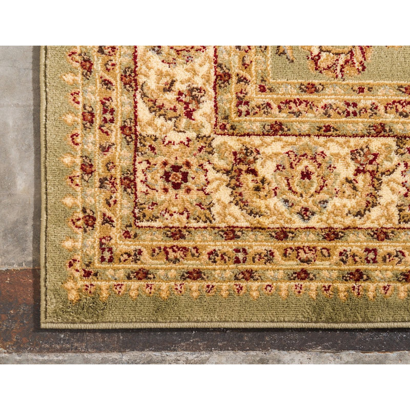Tapis oriental Niles, Bleu, Rectangle de 5 pi x 8 pi