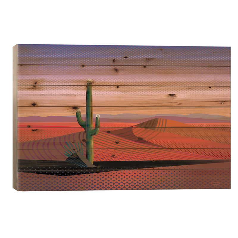 Saguaro Spiritual II, H 18 po x l 26 po x P 1,5 po