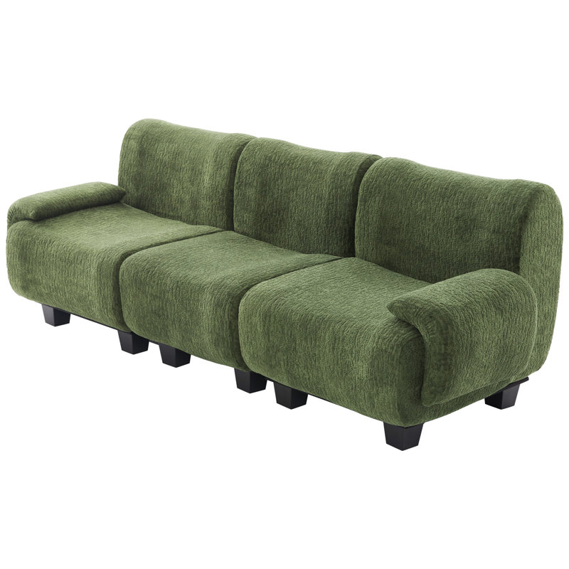 Canapé 3 places 94,5 po Green, Vert