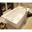 Baignoire de trempage autoportante 66 po x 36 po acrylique Optik