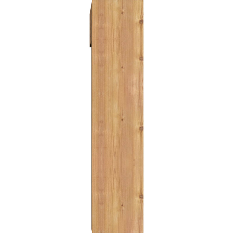 Support Funston Block avec support décalé, 34 x 22, Cèdre rouge occidental de l 7 1/2 po (lisse)