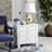 Aonesty 24'' W Nightstand in Solid Wood with 3 Storage Drawers and Polished Glossy Finish for Home-1329036383