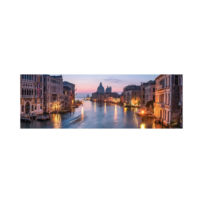 Grand Canal In Venice, Italy by Jan Becke - Wrapped Canvas Panoramic Gallery-Wrapped Canvas Giclée