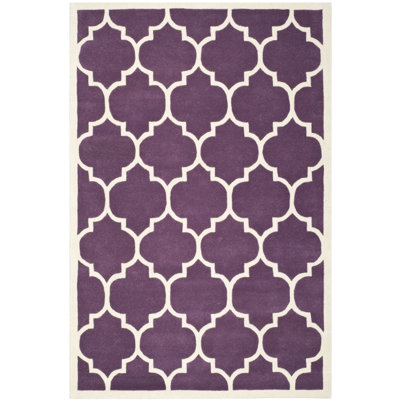 Imogen Geometric Wool Hand Woven Area Rug