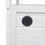 Îlot de cuisine portatif compact, bois et acier, chariot de cuisine d'extérieur rustique