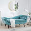 Chaise longue avec accoudoirs à volutes-334470862