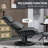 Faux Leather Massage Chair with Ottoman-291375388