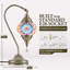 Lampe décorative turque en verre mosaïque faite à la main avec 3 modes de couleur-1301084008