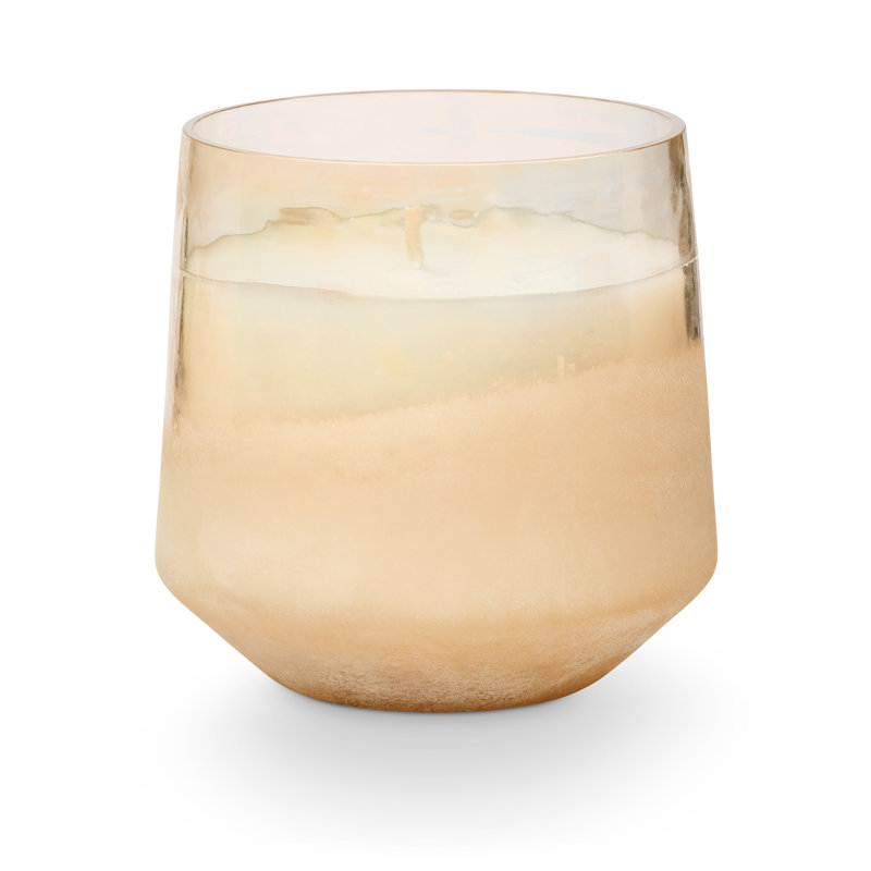 Green Soy Scented Candle in Baltic Glass Vessel