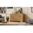 54"W 6-Drawer Fluted Dresser for Bedroom, Modern Storage Dresser Organizer for Living Room