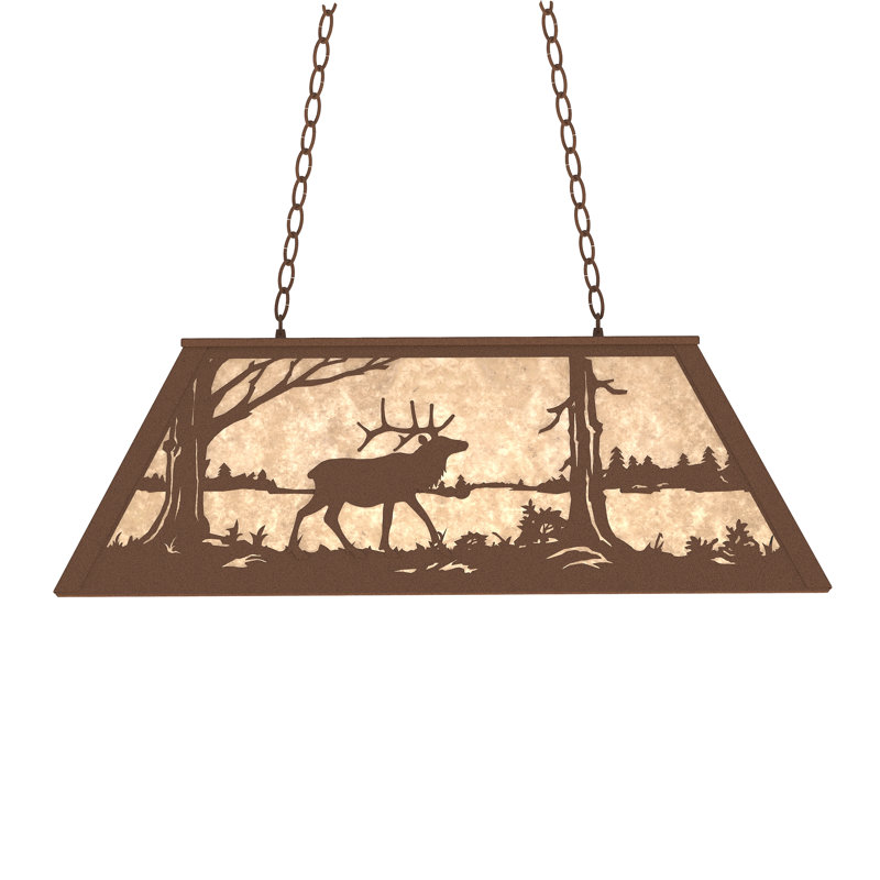 6 - Light Pendant, Silver, Café Noir, Mica