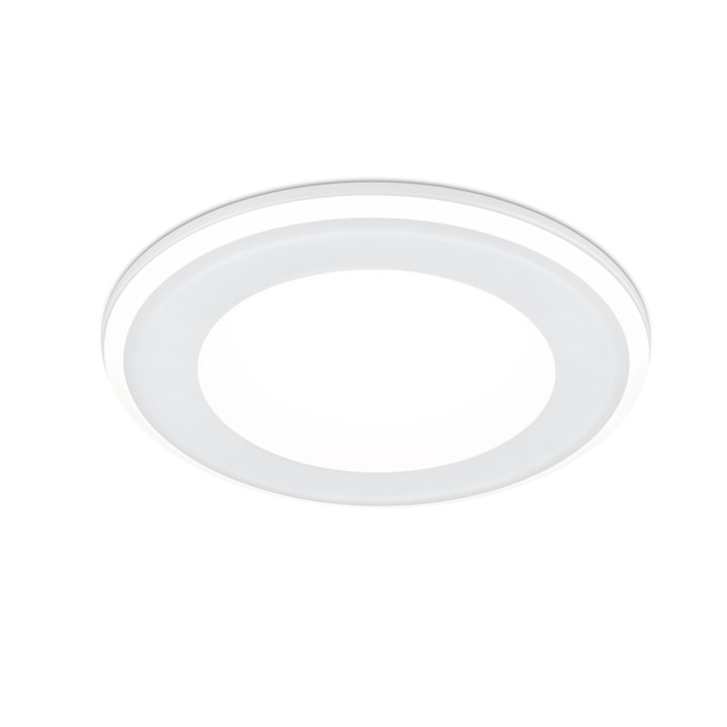 5" LED Recessed Lighting Kit, Matte White