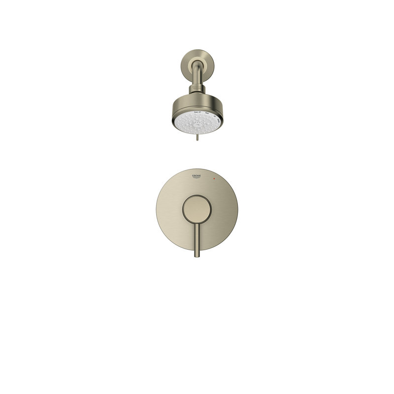 Concetto™ Shower Faucet with Rough-in Valve, Grohe Brushed Nickel