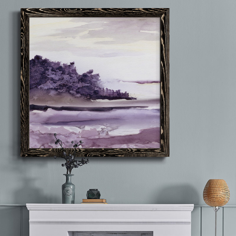 Toile avec cadre Alder Creek I-Premium - prête à être accrochée, H 31,5 po x l 31,5 po x P 1,5 po, Noir