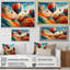 Red Hot Air Ballon I - Hot Air Balloon Canvas Wall Art-2031563213-2031563210