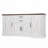 63" Farmhouse Barn Door Storage Cabinet with 2 Drawers & Door Rack-551688888