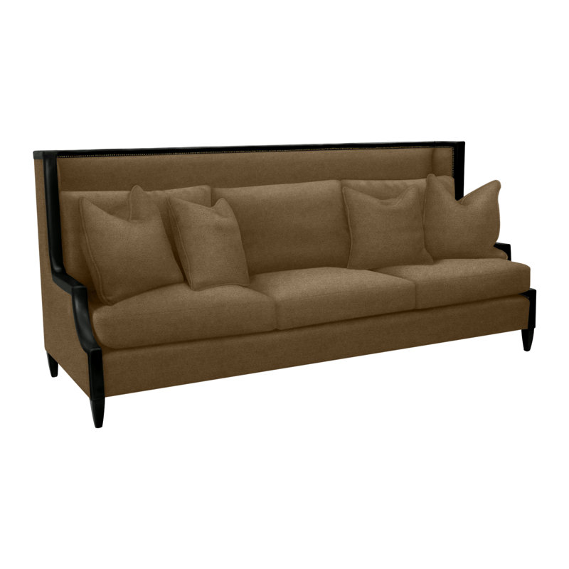 Sofa, 109-08, Coffee Bean, Hair on Hide/Zebra in the Wild