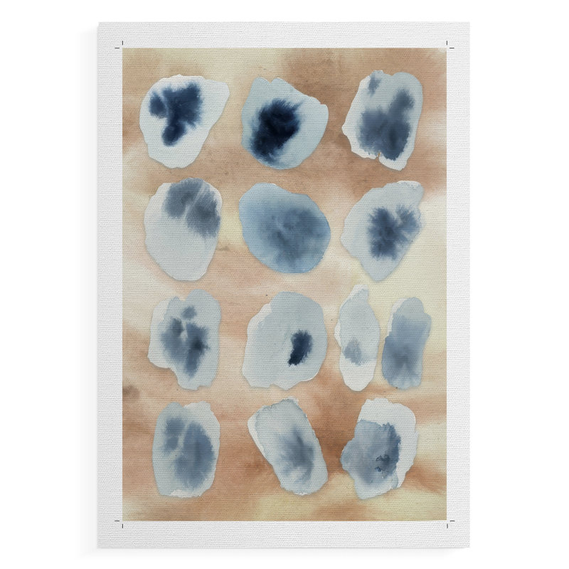 Fragments de sérénité en mosaïque I - impression sur toile seulement - non encadrée, H 36 po x l 24 po