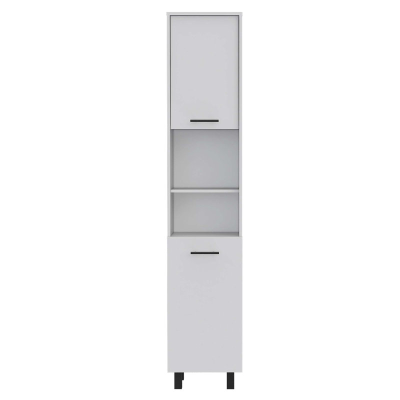 Garde-manger rectangulaire à 2 tablettes, Blanc