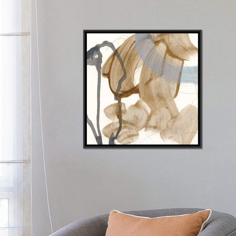 «Inférence V» par June Erica Vess, reproduction sur toile tendue sur châssis, H 26 po x l 26 po x P 1,5 po, Pas de tapis