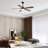Sofucor 52 Inch Modern Ceiling Fan with 3CCT LED Lights, 5 Blade Ceiling Fan with Remote Control, Bedroom Ceiling Fan & Living Room Fan, Black-848944198