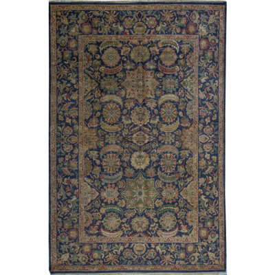 One-of-a-Kind 12'1" X 18'3" Before 1900 Wool Area Rug in