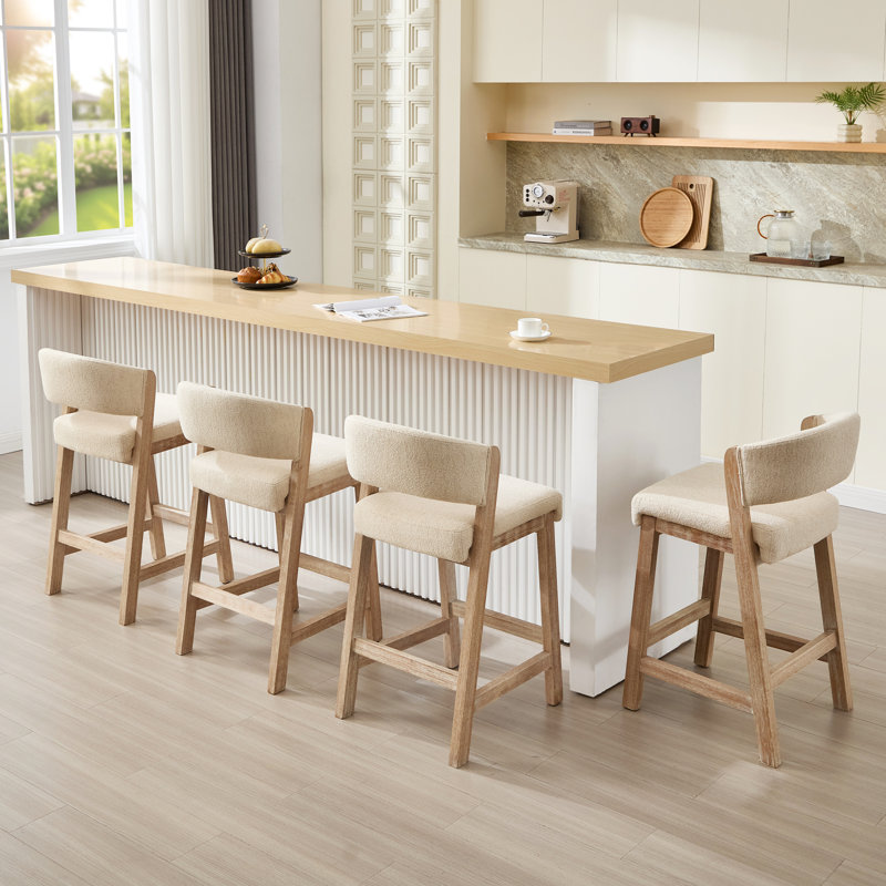 Tabouret de comptoir Albia, Blanchies