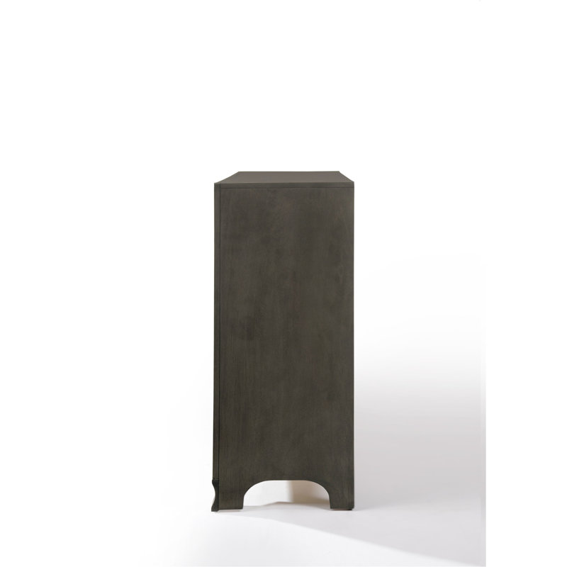 Commode à finition grise